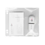 Velo Polybag Hülle für USB Stick, Verpackung mit Ordnerlochung Flash drive